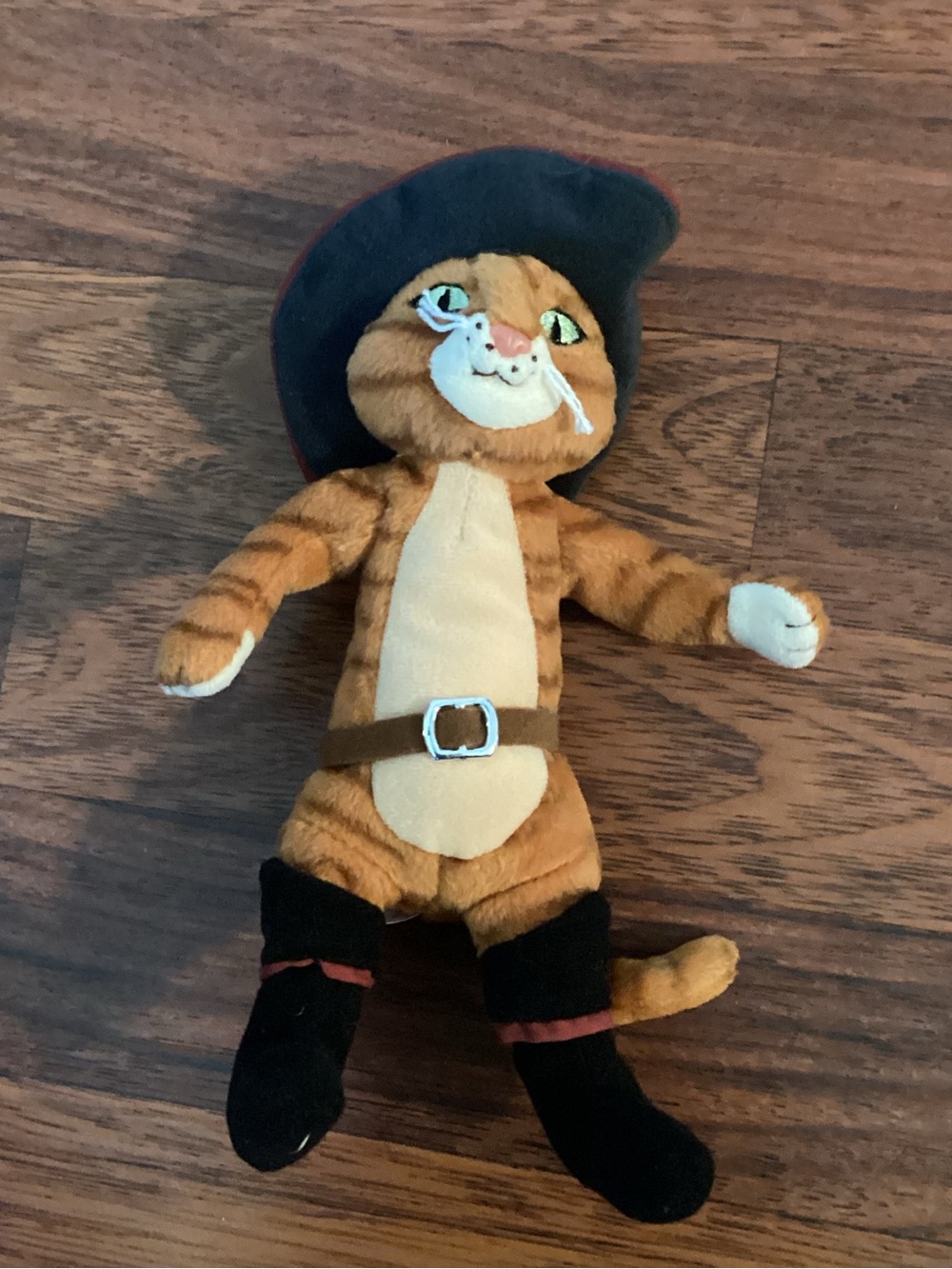 2007 Puss in Boots TY Beanie Baby Shrek 2 Exclusive